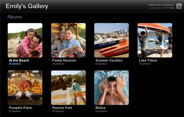 Sample MobileMe Gallery