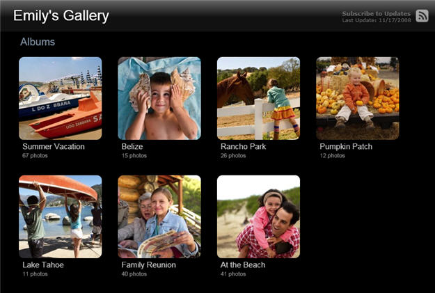 MobileMe Gallery (using Silverlight 3)