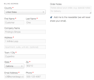 WooCommerce MailChimp Checkout Opt-In